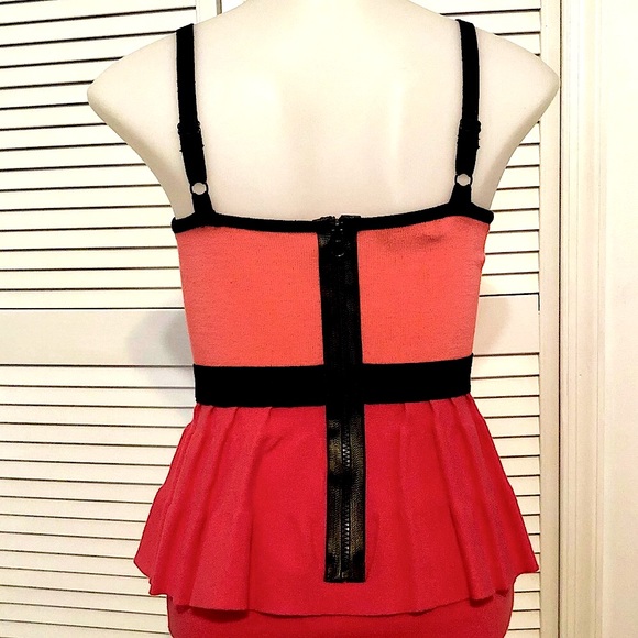 NWOT Bebe pink peplum dress - Picture 6 of 16